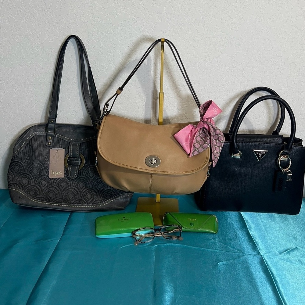 3 Pc Lot Coach Legacy, Guess and B.O.C Bundle (READ Description)